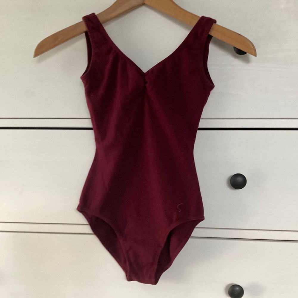 ❤️ 3 for $9 Sansha cotton pinch front tank leotard size extra petite